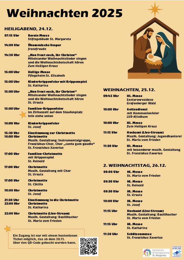 Plakat Weihnachten 2025