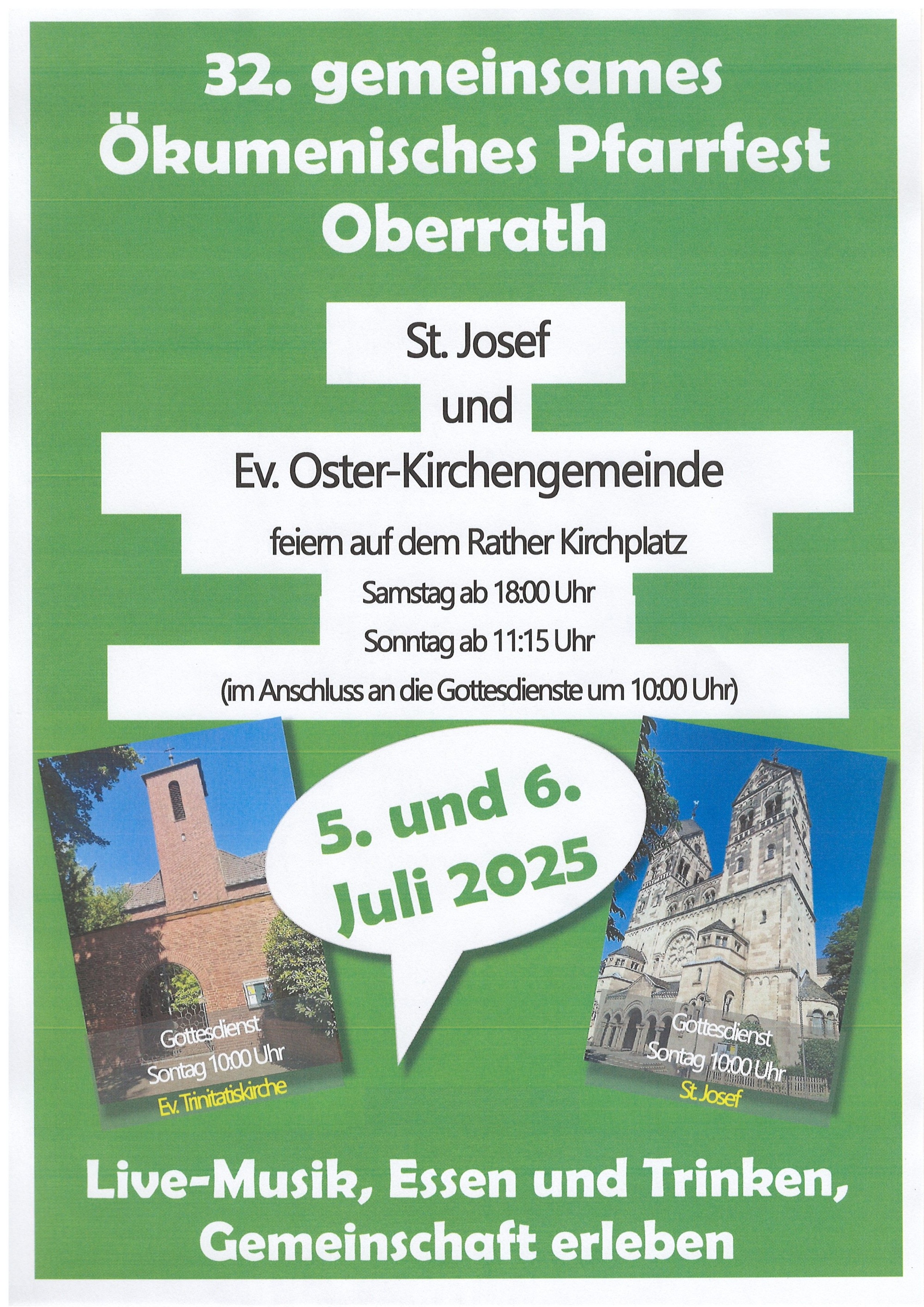 Plakat Pfarrfest 2025