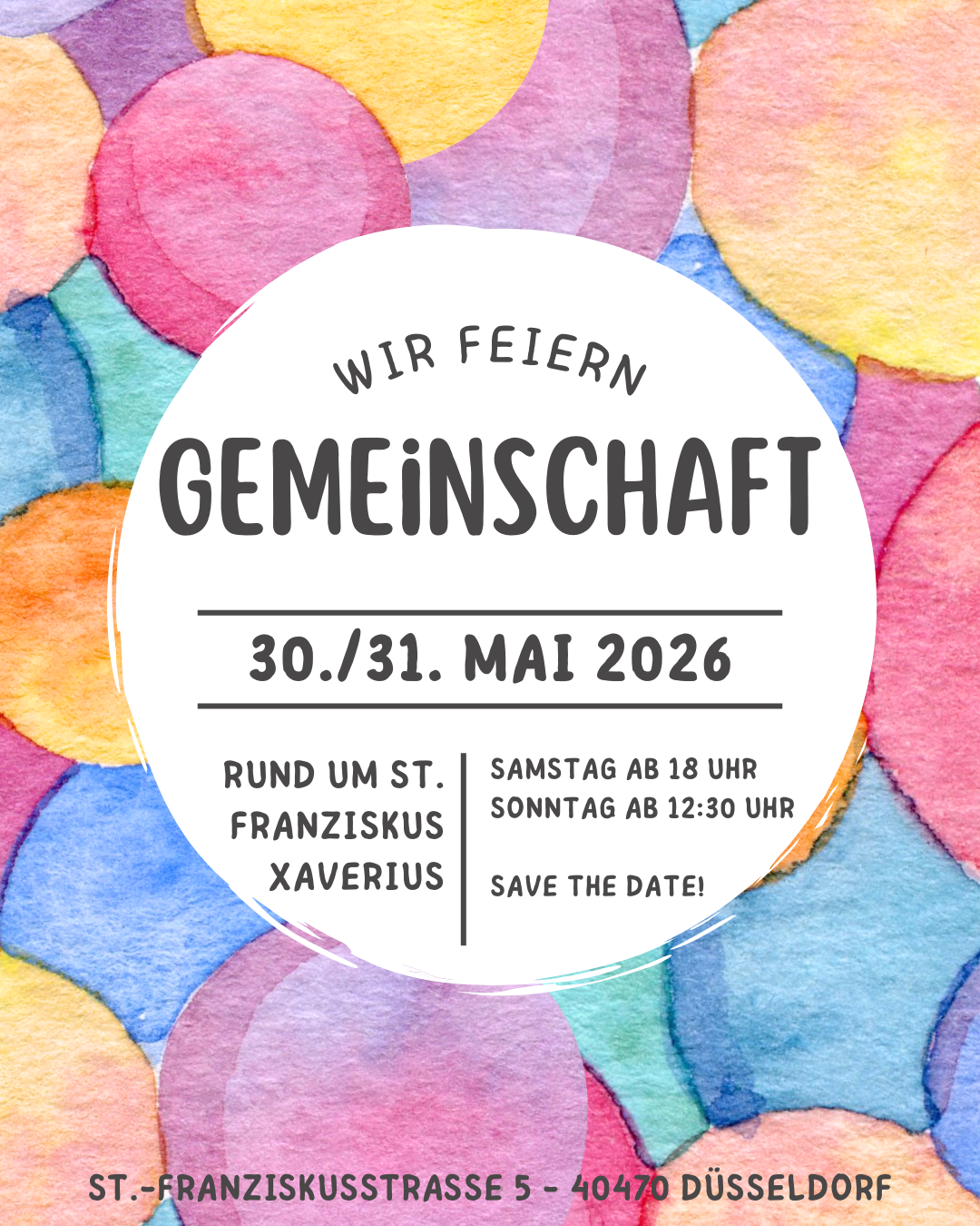 Weiß Schwarz Bunt Illustrativ Watercolor Karneval Feier Instagram Post (1)